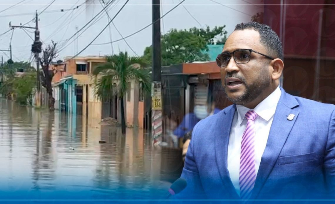 Diputado denuncia calles de San Luis están inundadas por negligencia de autoridades