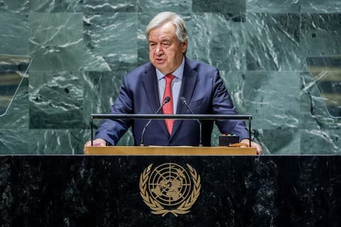 Jefe de ONU llama líderes enfrentar el “caos global”