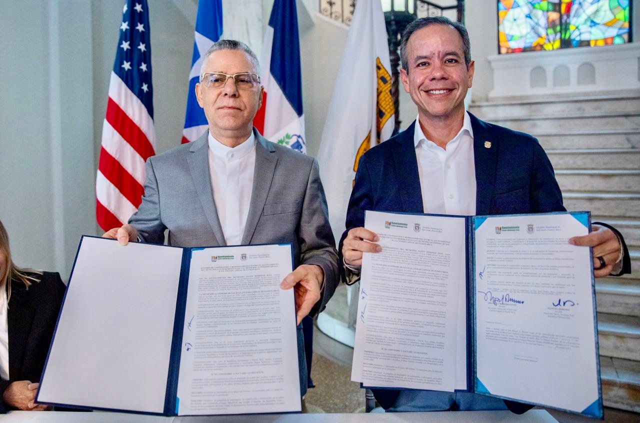 Alcaldía de Santo Domingo Este y San Juan, Puerto Rico, firman hermanamiento