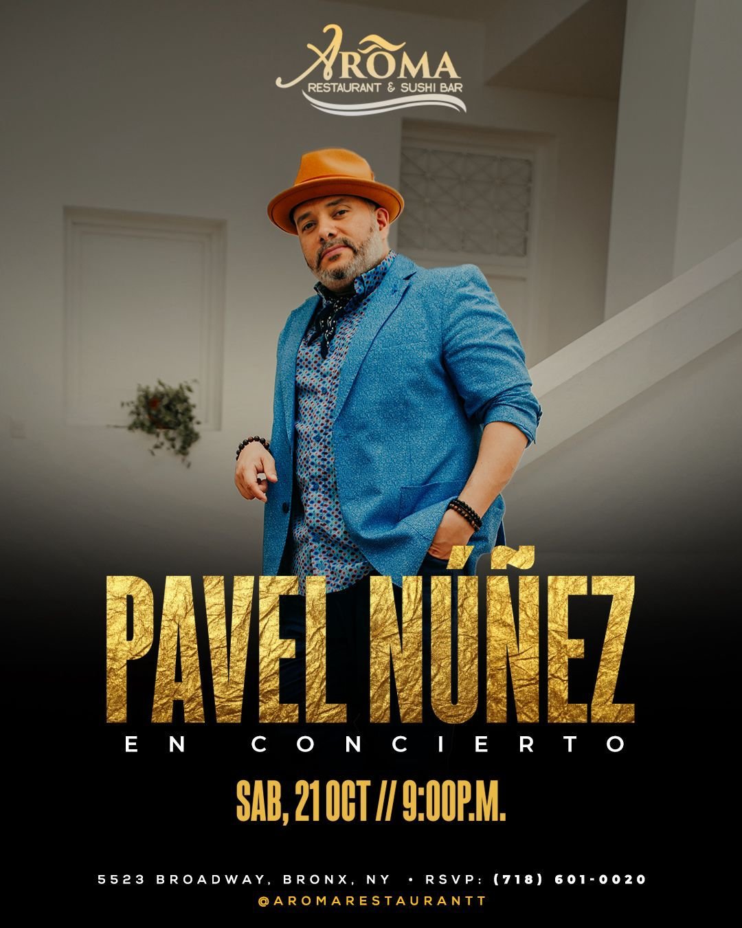 Pavel Núñez, de gira por Estados Unidos