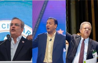 Los tres candidatos que tendrán la responsabilidad de llevar la boleta presencial en el 2024 