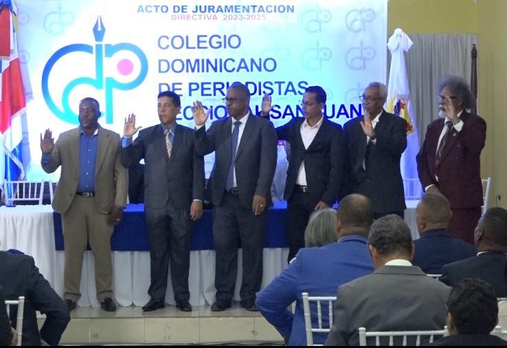 Juramentan a directiva del CDP San Juan-Elías Piña, que encabeza el periodista y abogado Carlos Suero