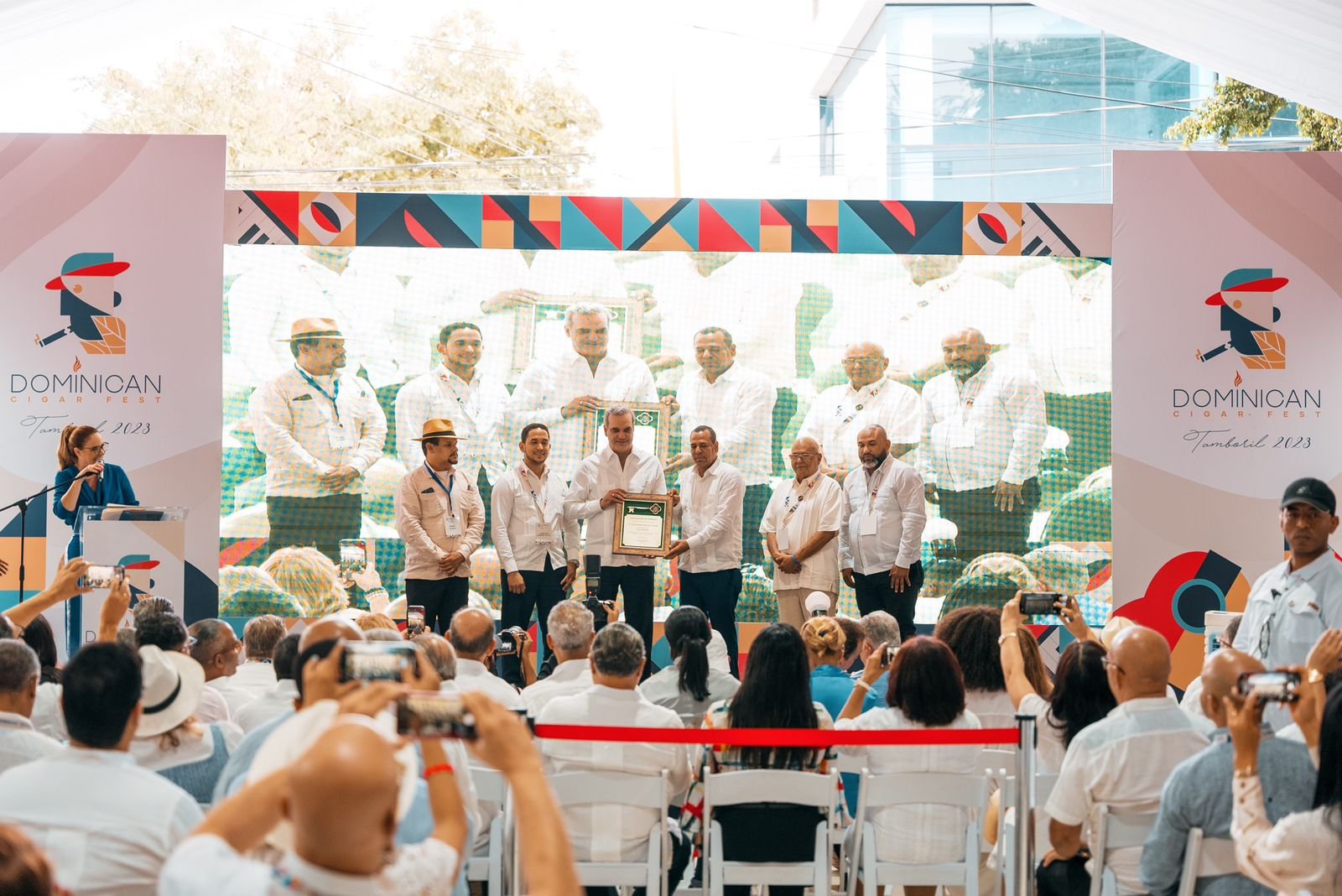 Presidente Luis Abinader inaugura  segunda edición Dominican Cigar Fest 2023