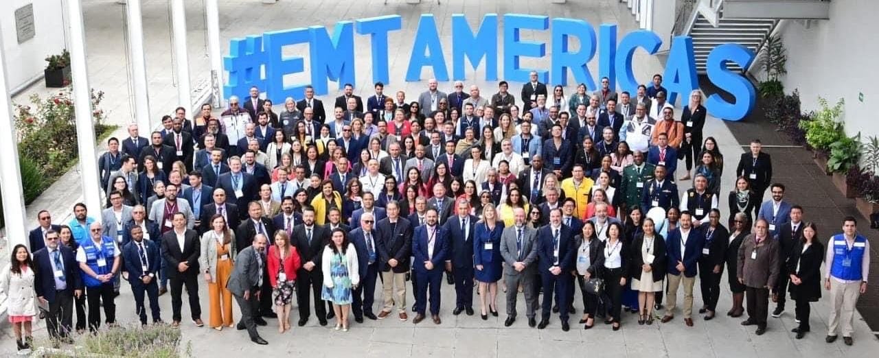 Técnicos de MSP participan en México en reunión regional de Equipos EMT y taller de Comunicación de Riesgos 