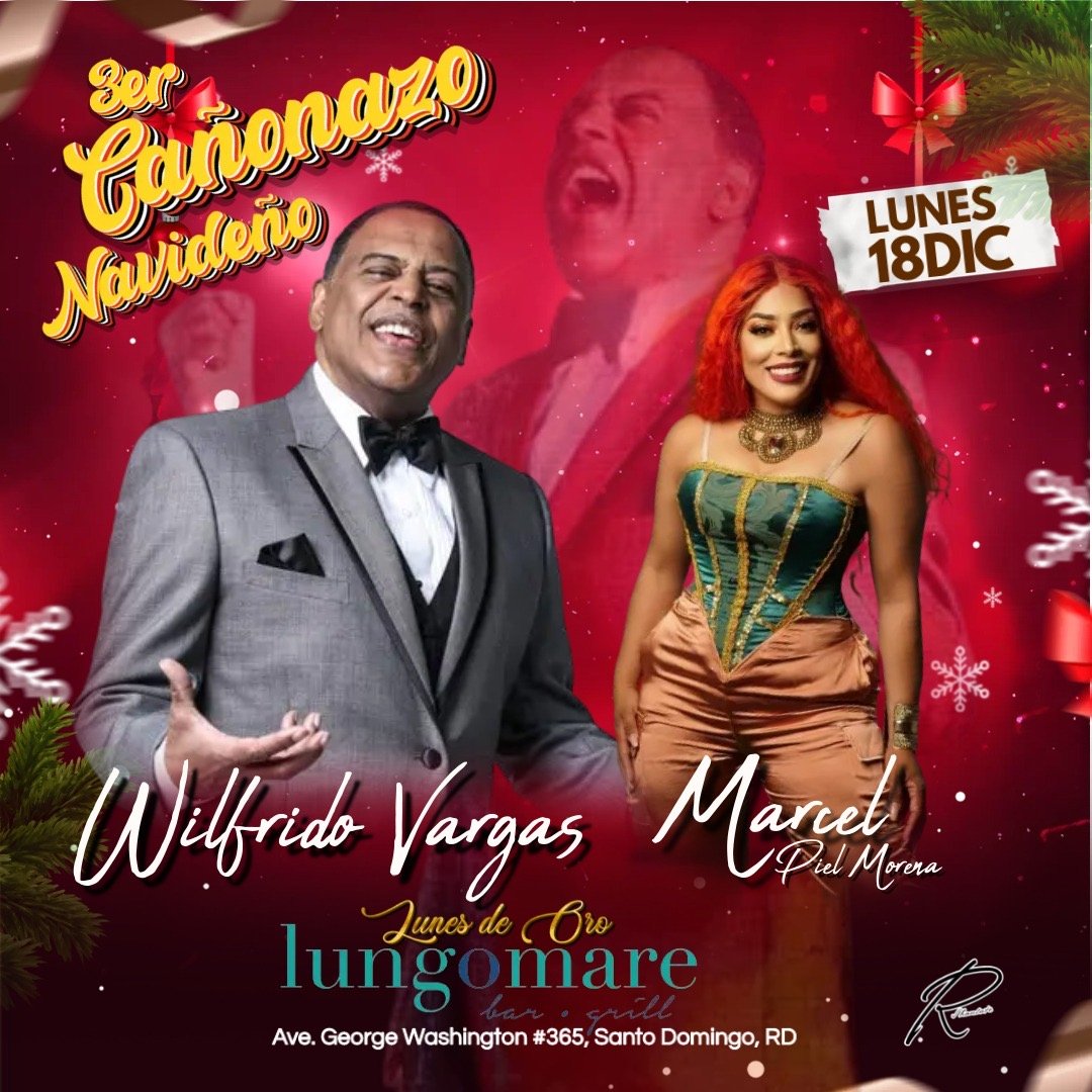 Wilfrido Vargas cantará junto a Marcel Piel Morena en Lungomare