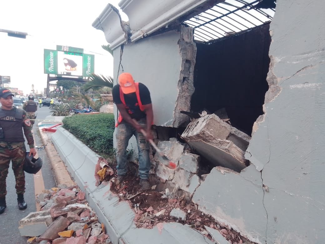 Incidente en el Túnel de la 27 de Febrero la tarde del pasado viernes 