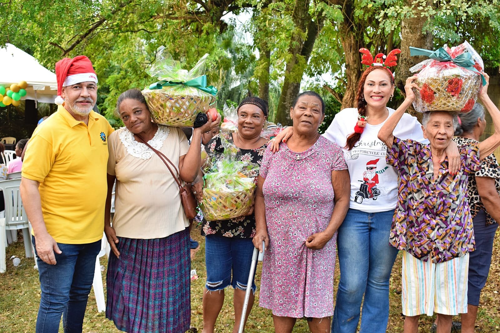 FUDONIDE celebra la Navidad en Punta Licey, Villa Mella