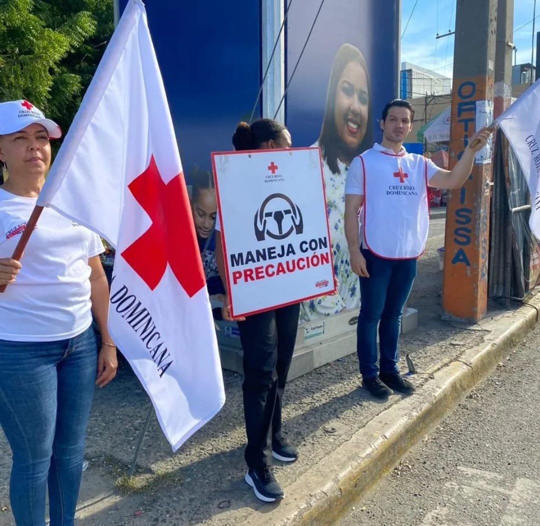 Cruz Roja Santo Domingo Oeste inicia segunda  fase del operativo «Conciencia por la Vida  2023-2024"