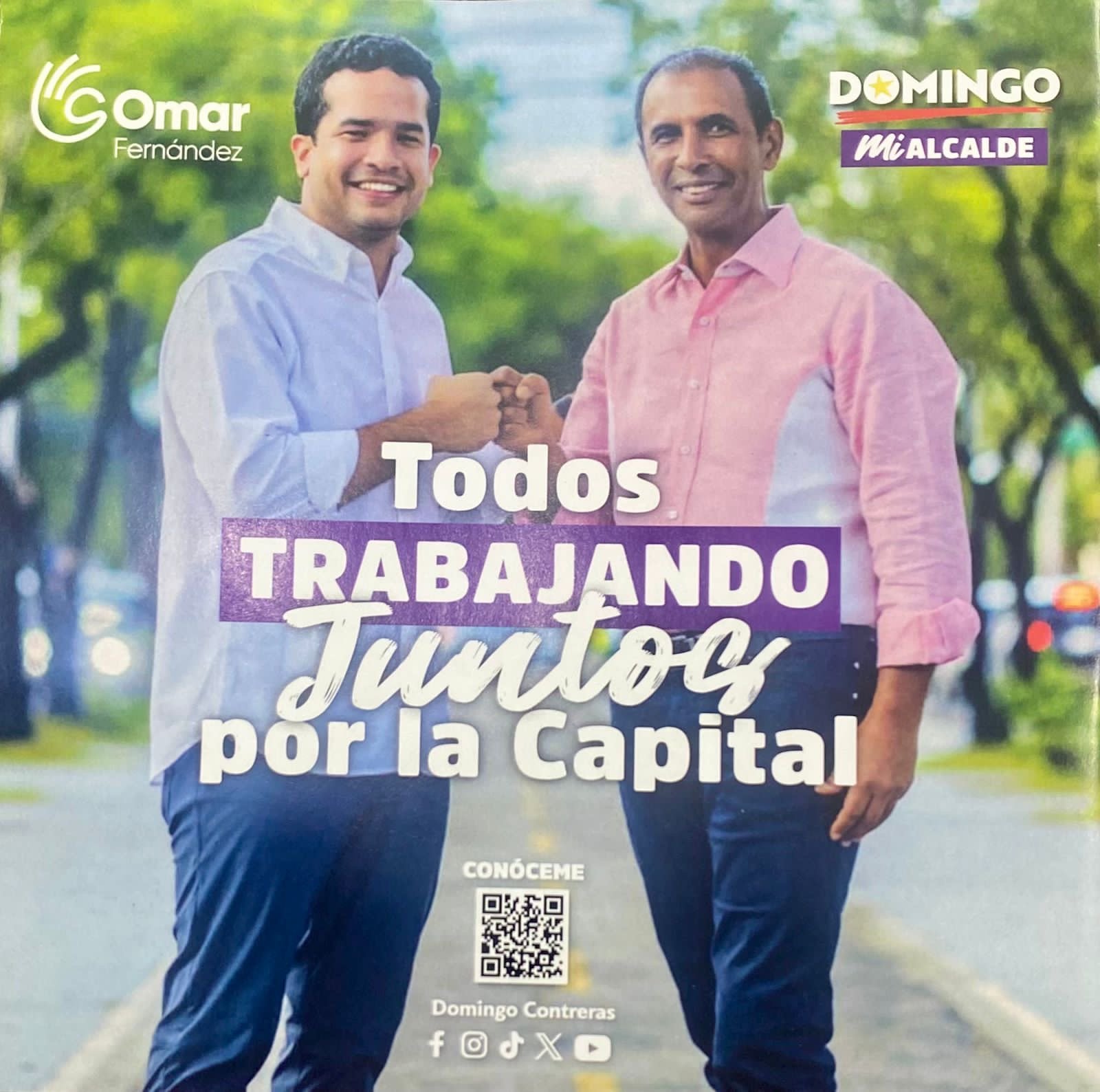 Domingo y Omar tocarán 300 mil puertas en DN