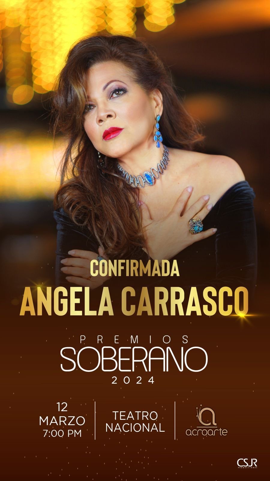 La inolvidable Ángela Carrasco actuará en Premios Soberano