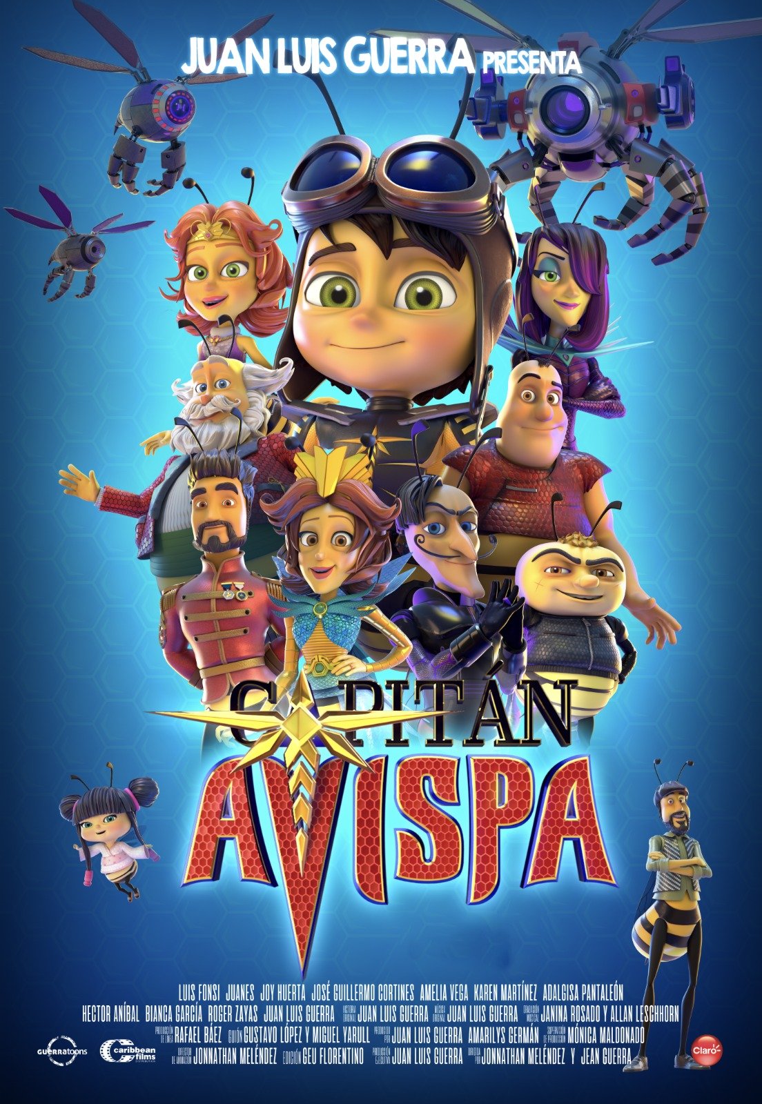 Luis Fonsi, Joy Huerta, Juanes y  Amelia vega participarán en premier de Capitán Avispa
