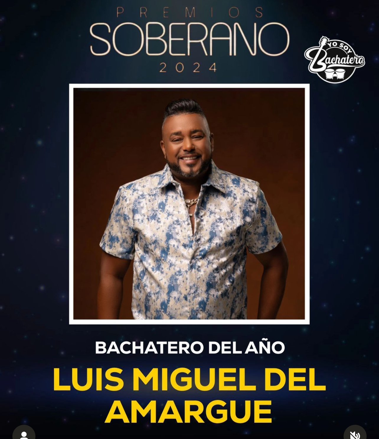 Luís Miguel del Amargue se corona como " Bachatero del Año"