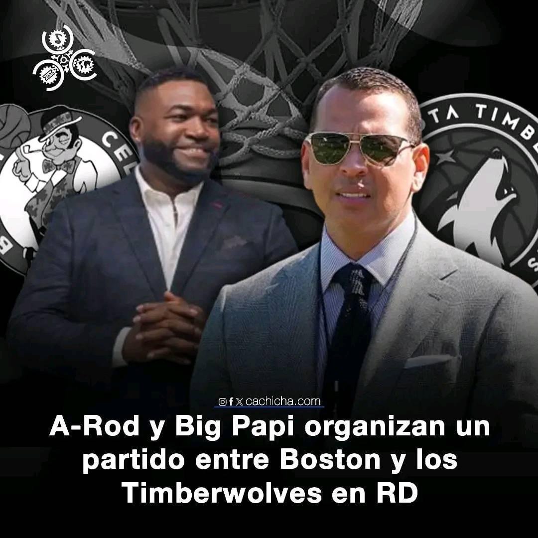 Prepárate ..!! David Ortiz y Alex Rodriguez están trabajando para traer un partido de la NBA a República Dominicana 