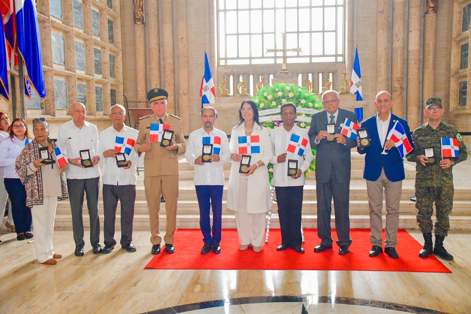  Efemérides Patrias realiza ceremonia nacionalista al conmemorarse el centenario de la desocupación militar norteamericana