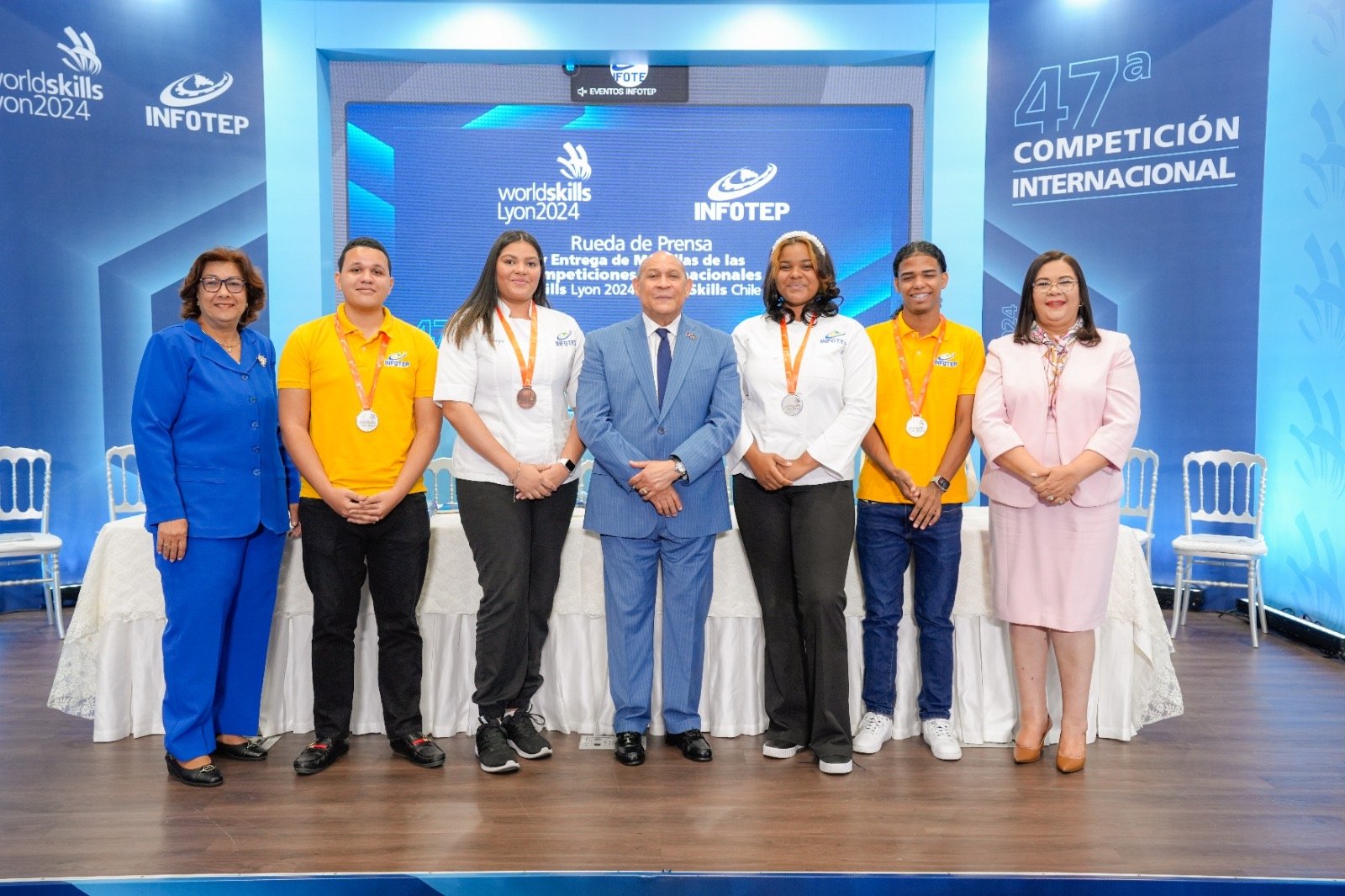 Director de INFOTEP exhorta dar lo mejor a competidores que participarán en competición internacional WorldSkills Lyon 2024 