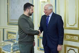 Borrell se reúne con Zelenski en Kiev en su último viaje a Ucrania