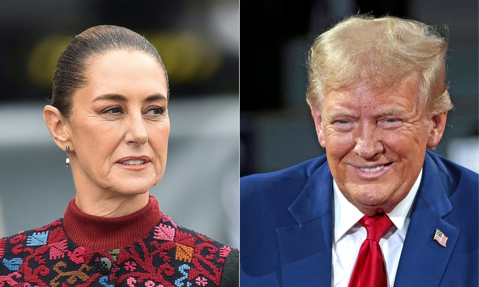 Sheinbaum niega estar de acuerdo con el cierre de fronteras anunciado por Trump