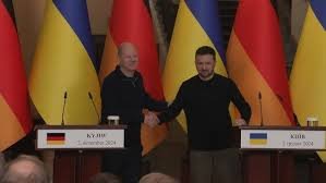 Zelenski pide a jefe del gobierno alemán más armas y apoyo para una paz "justa" con Rusia