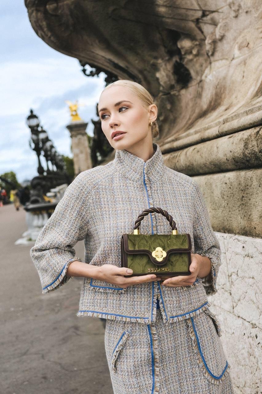 Bolso "Bellawel, creación dominicana, más que un bello accesorio, es un reflejo de dedicación y de su visión a calidad"