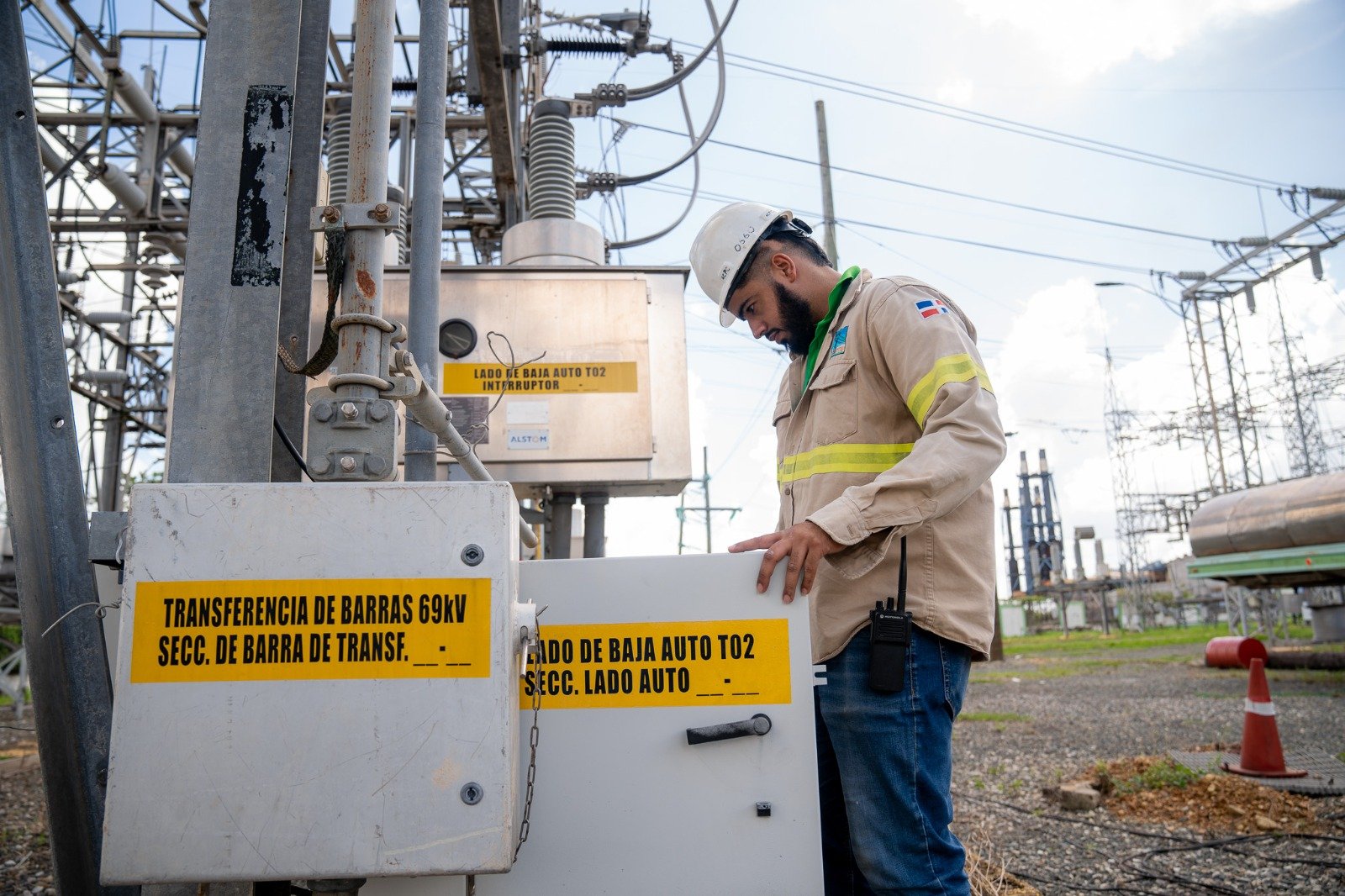 ETED fortalece el sistema eléctrico nacional con nuevas instalaciones en las subestaciones Naranjo a 345 kV en Santiago y Palamara 138 kV en Santo Domingo