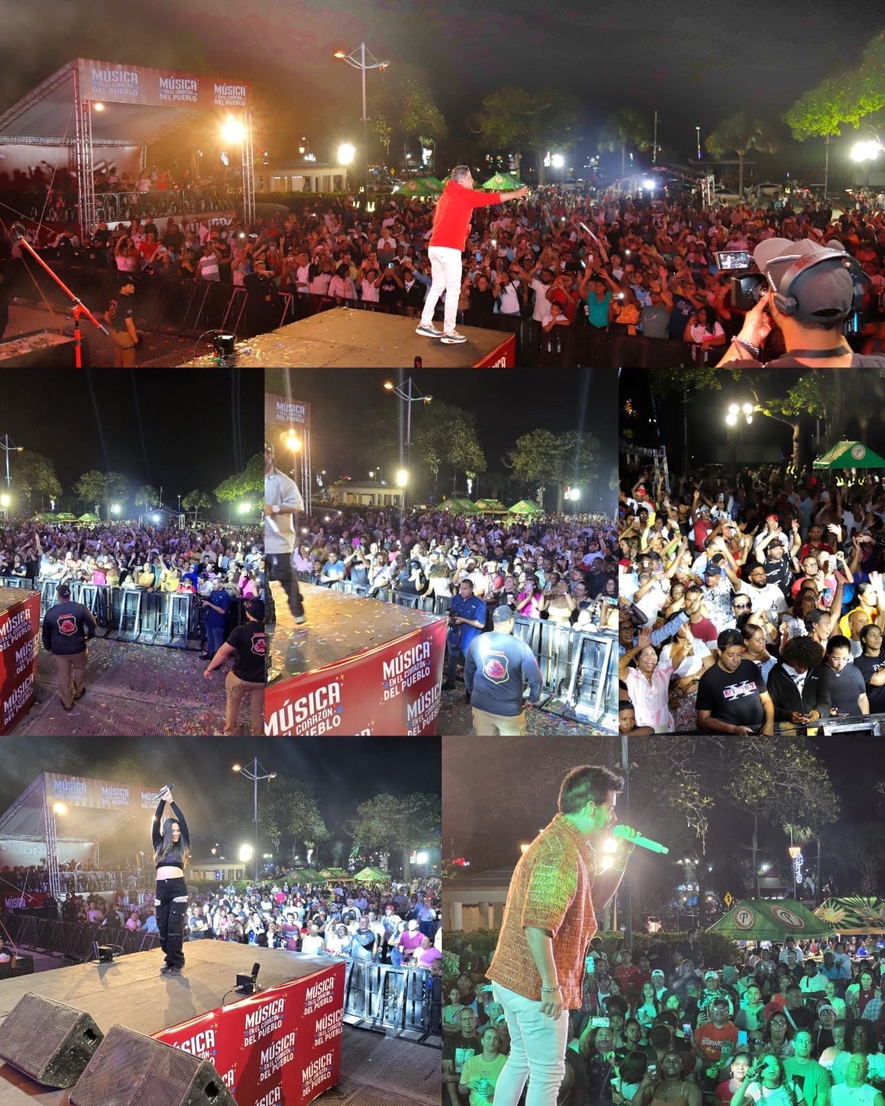Miles de capitaleños bailaron, cantaron y cenaron "Con la música en el corazón del pueblo”