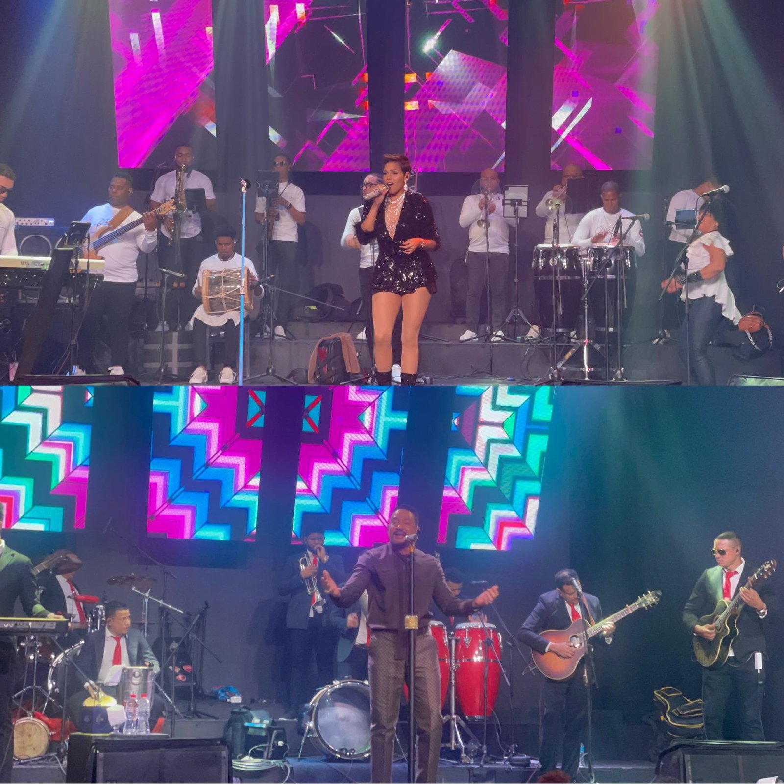 Frank Reyes y Didi Hernández deslumbran en el Jet Set con un espectáculo inolvidable