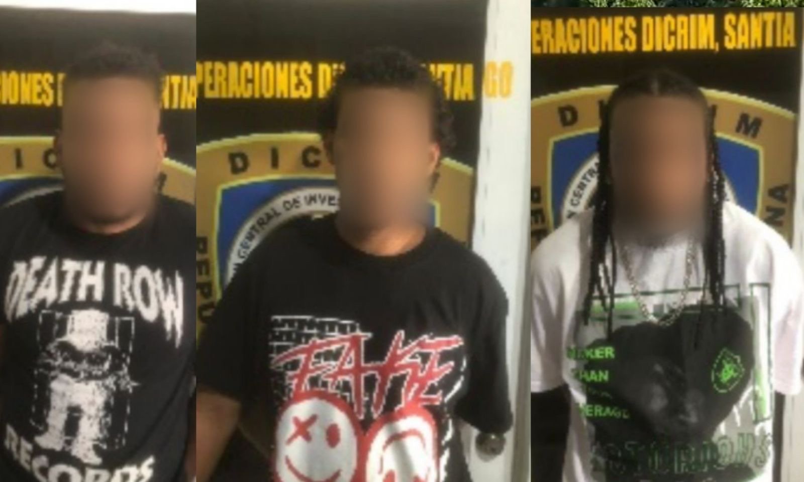 Policía Nacional en Santiago arresta a “Drácula”, “Chuaili” y “Pérez” por robo a mano armada en farmacia en Santiago