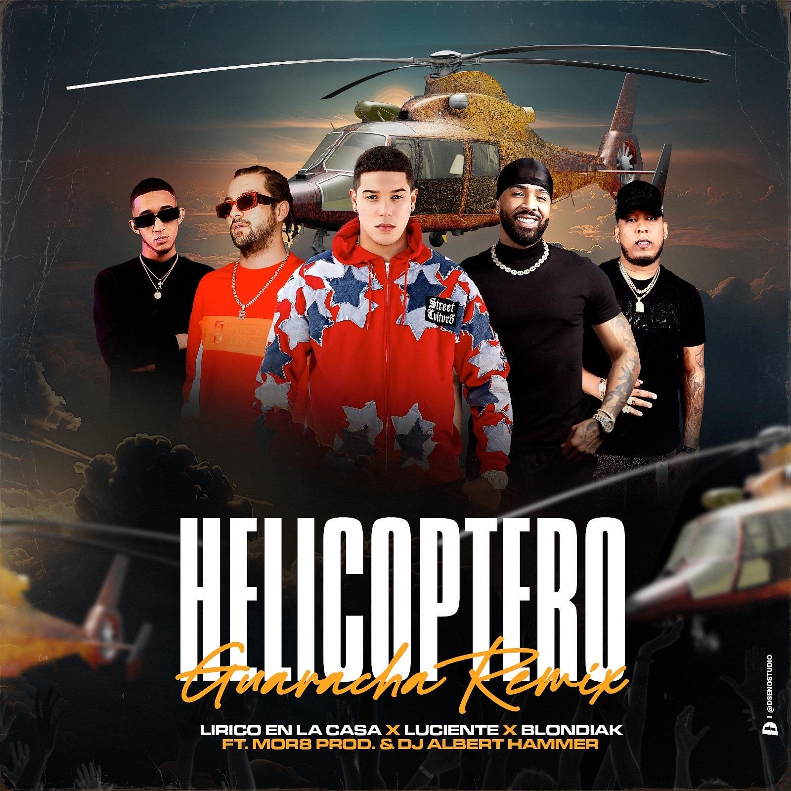 El mundo vibra con 'Helicóptero Guaracha Remix': La colaboración más esperada del año en la voz de Lírico en la Casa, Luciente y Blondiak