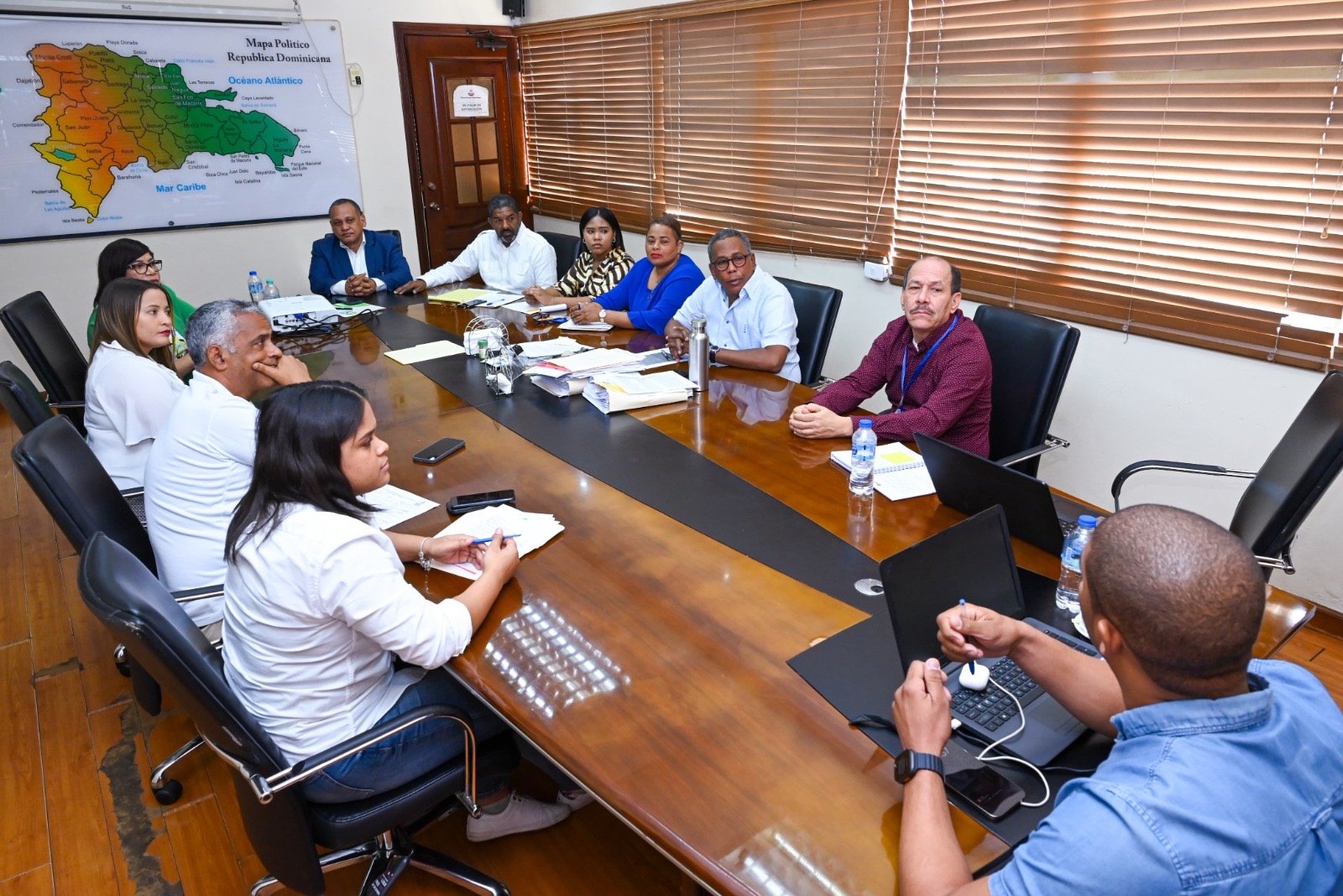 Director General de Comedores Económicos encabeza reunión de seguimiento con autoridades de la Dirección General de Servicios Penitenciarios y Correccionales (DGSPC)