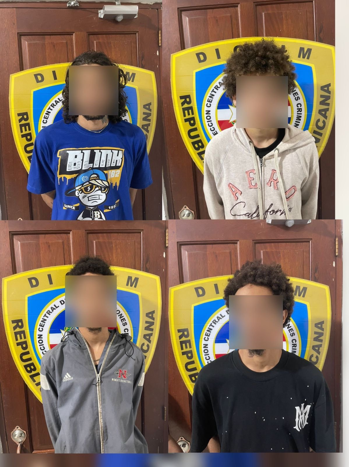 Cuatro hombres detenidos en Jarabacoa por posesión de sustancias controladas 