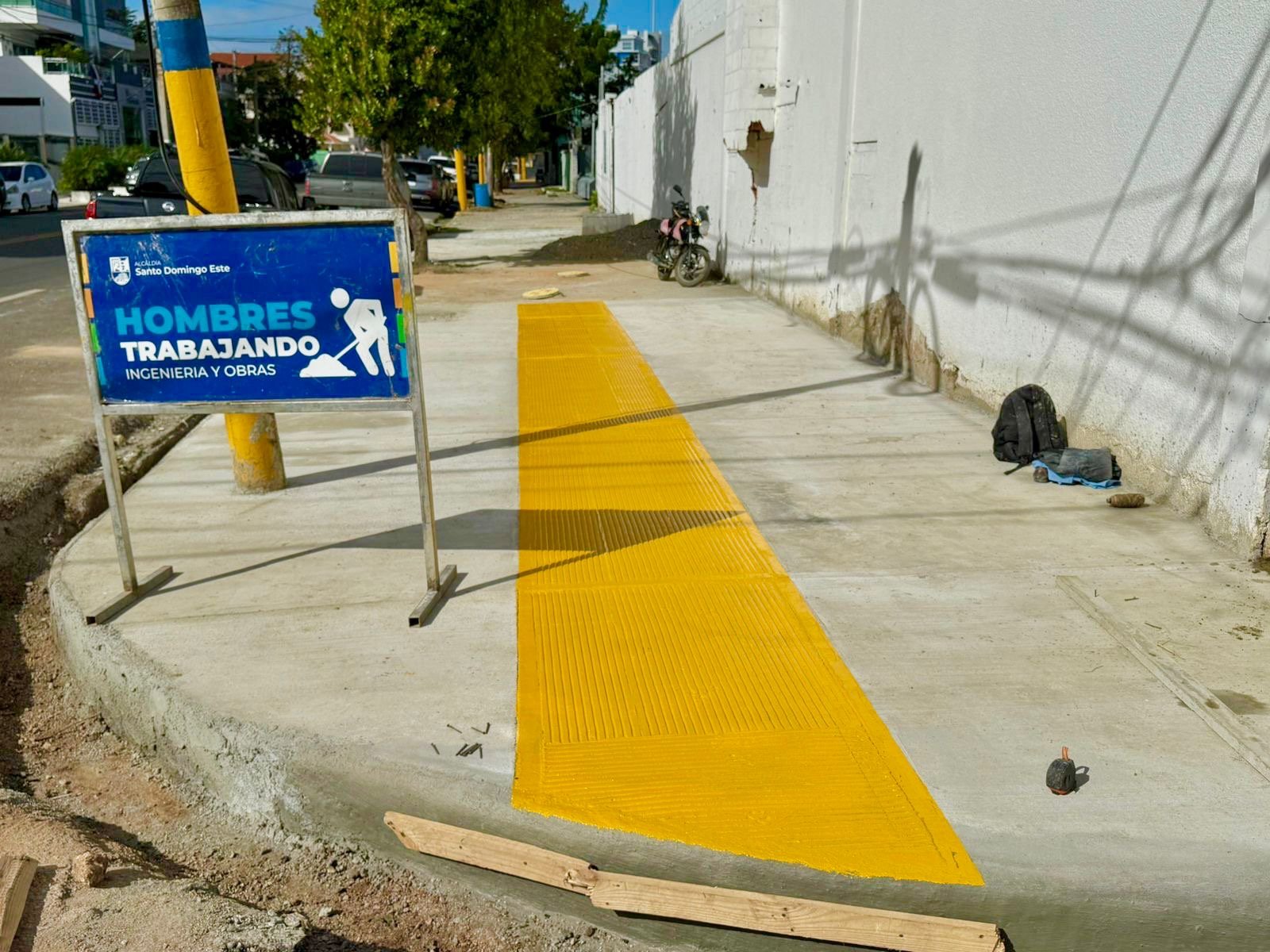 Santo Domingo Este inicia la construcción de aceras inclusivas