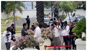 Marco Rubio llega a la Cancillería para reunirse con su homólogo Roberto Álvarez