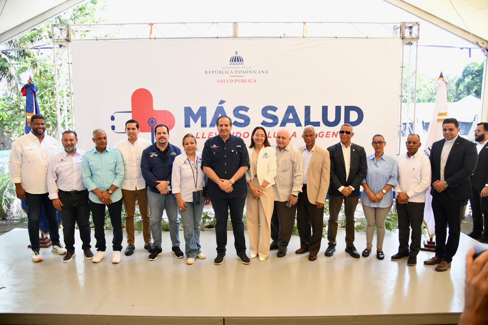 Ministerio de Salud realiza la jornada de prevención "Más Salud y Bienestar, en la provincia Duarte