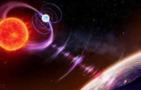 Descubren que un sistema binario de dos estrellas produce algo insólito: pulsos de radio