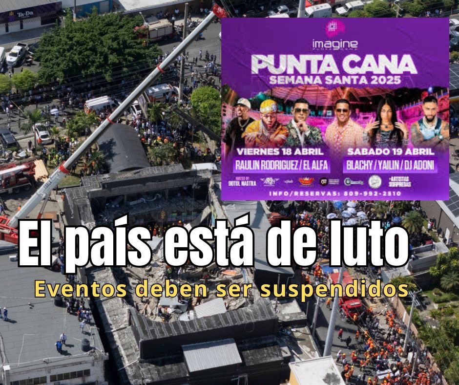 El gobierno debe prohibir eventos fiesteros en lo que resta de mes Abril 