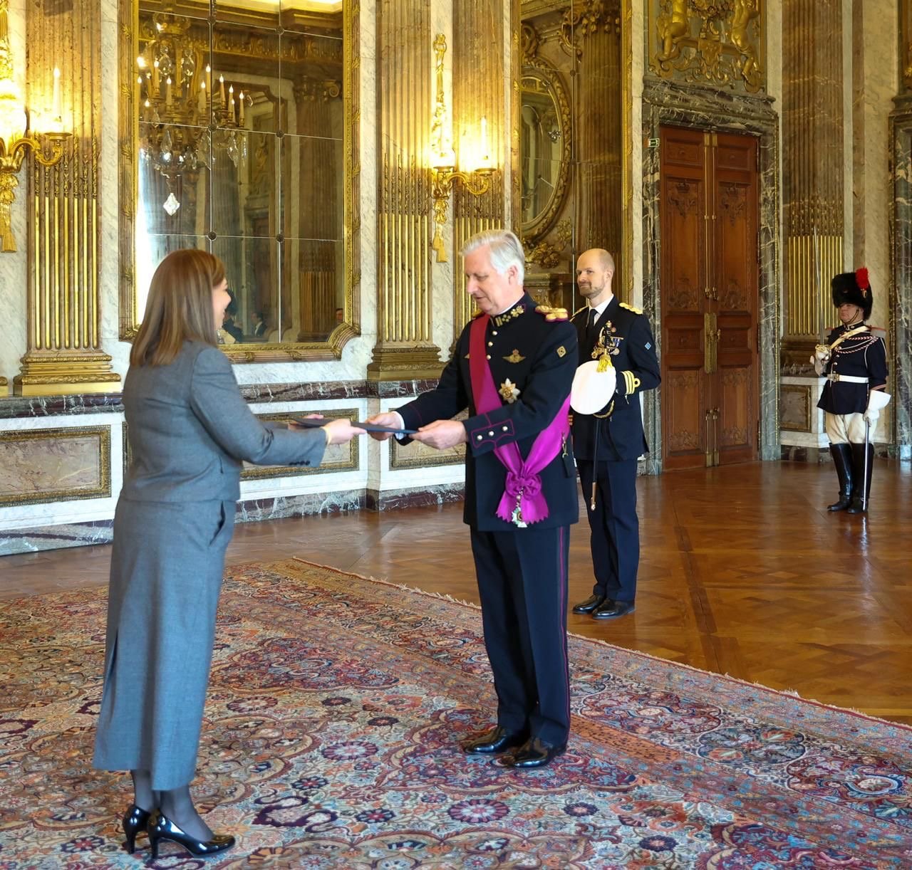 Embajadora de República Dominicana en Bélgica presenta Cartas Credenciales