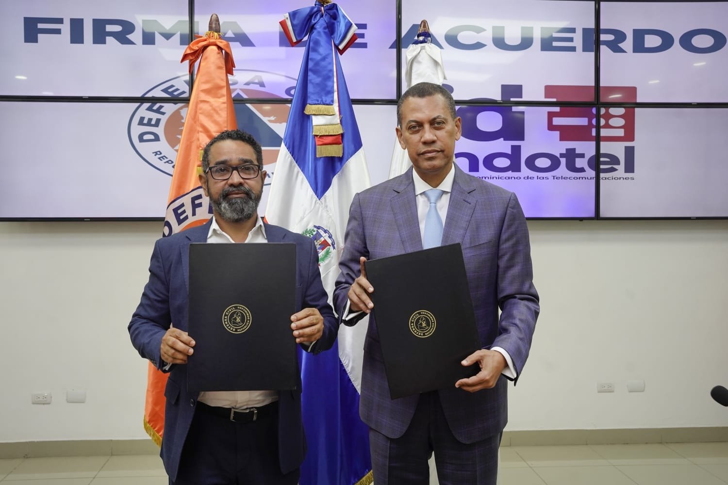 INDOTEL y Defensa Civil sellan alianza estratégica para robustecer la gestión de riesgos