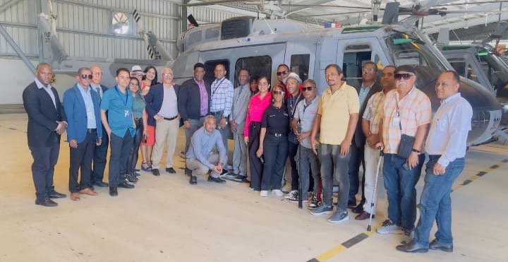 SNTP-SDE organiza recorrido por las instalaciones de la Fuerza Aérea de la República Dominicana