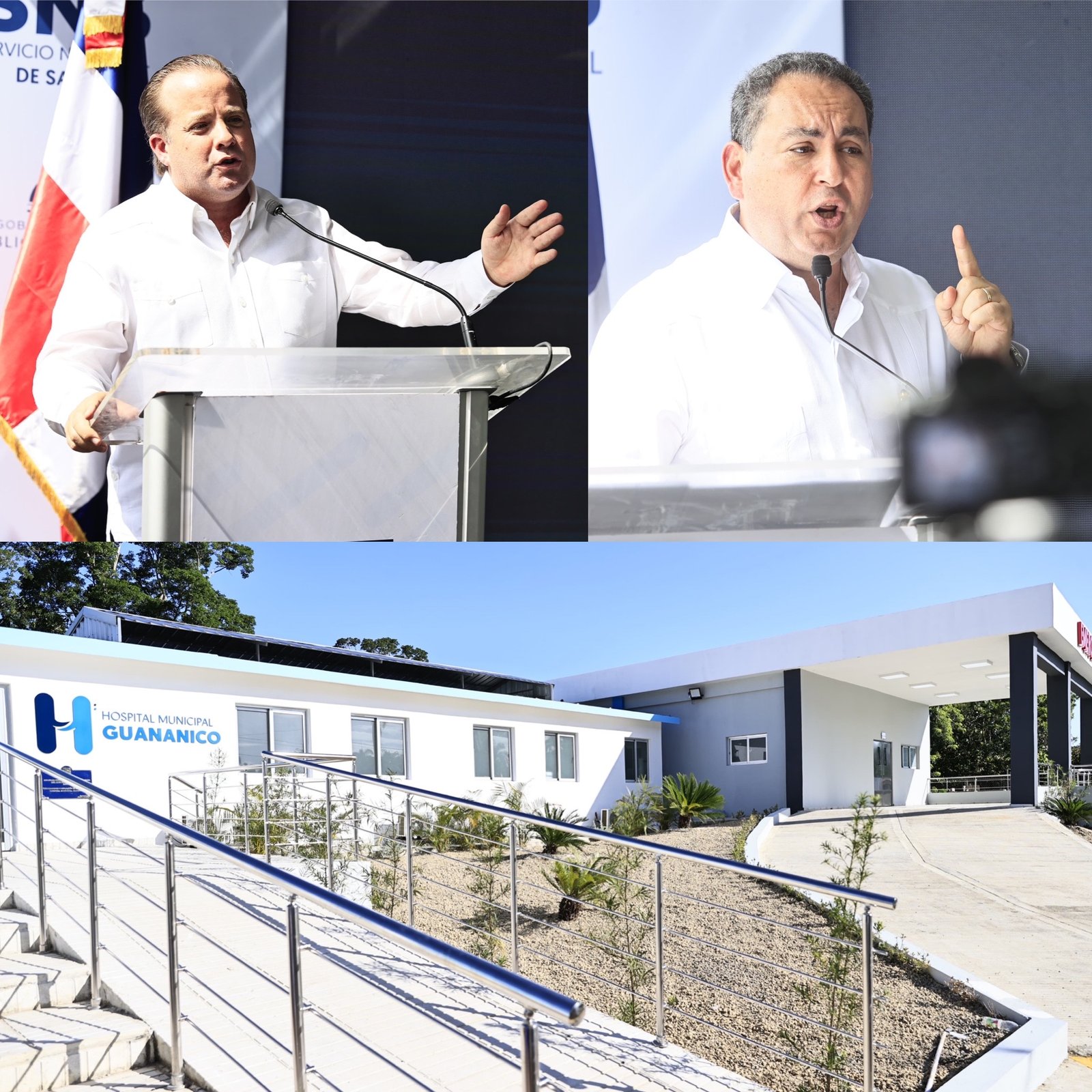 Ministro Presidencia y titular SNS inauguran remozado Hospital Municipal Guananico, Puerto Plata