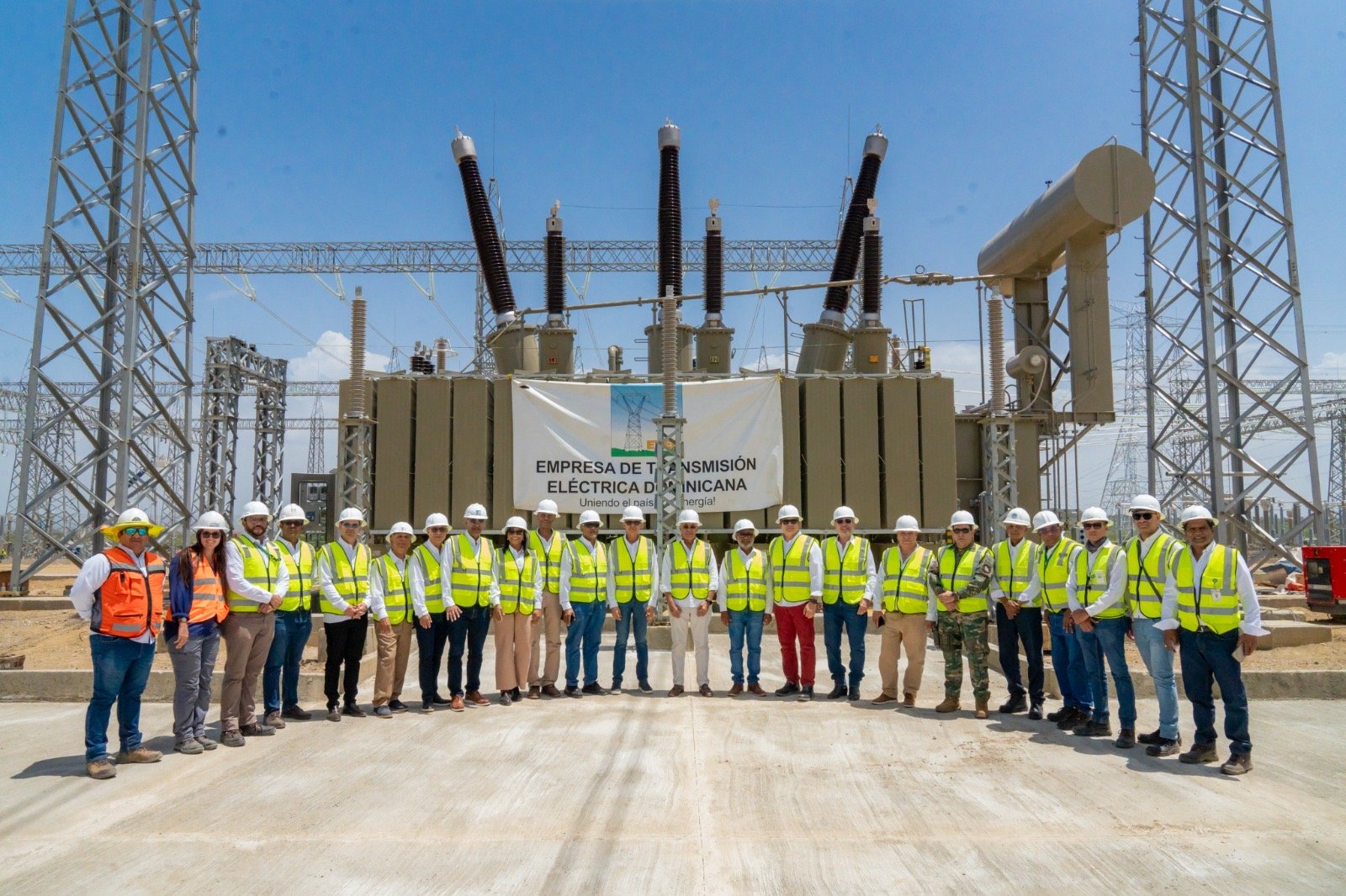 Consejo Directivo ETED inspeccionan avance de la subestación Guayubín, infraestructura clave para la expansión del sistema de transmisión nacional 