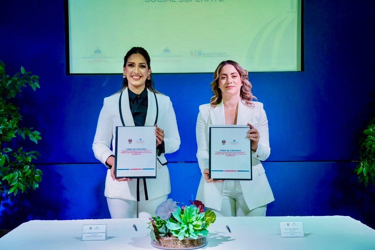 Desarrollo Social Supérate y Help4You aseguran educación de niños, niñas y adolescentes afectados por tragedia del Jet Set 