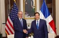 Abinader y Marco Rubio conversan sobre el tráfico ilícito de drogas y armas