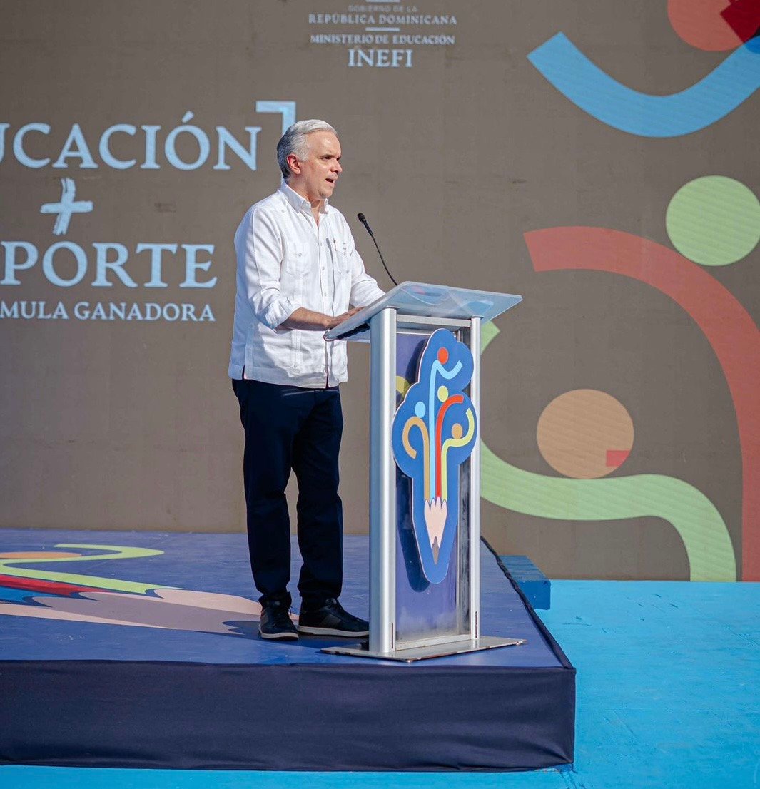 Ministro Luis Miguel De Camps resalta rol de la juventud y la educación en inauguración de los XI Juegos Escolares Deportivos Nacionales San Francisco 2025 