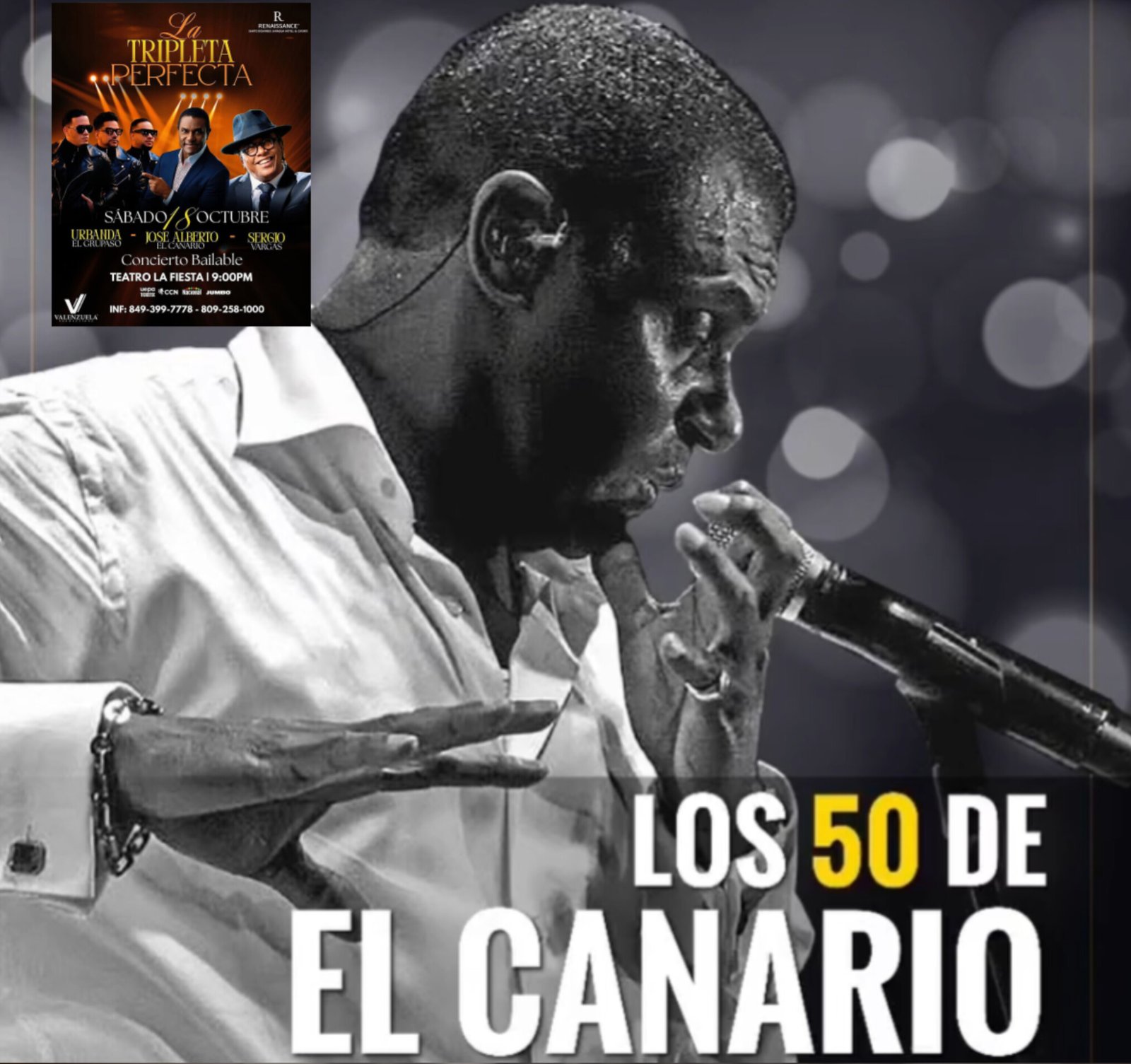 El Canario iniciará en el Jaragua la celebración de sus 50 años de Historia Musical