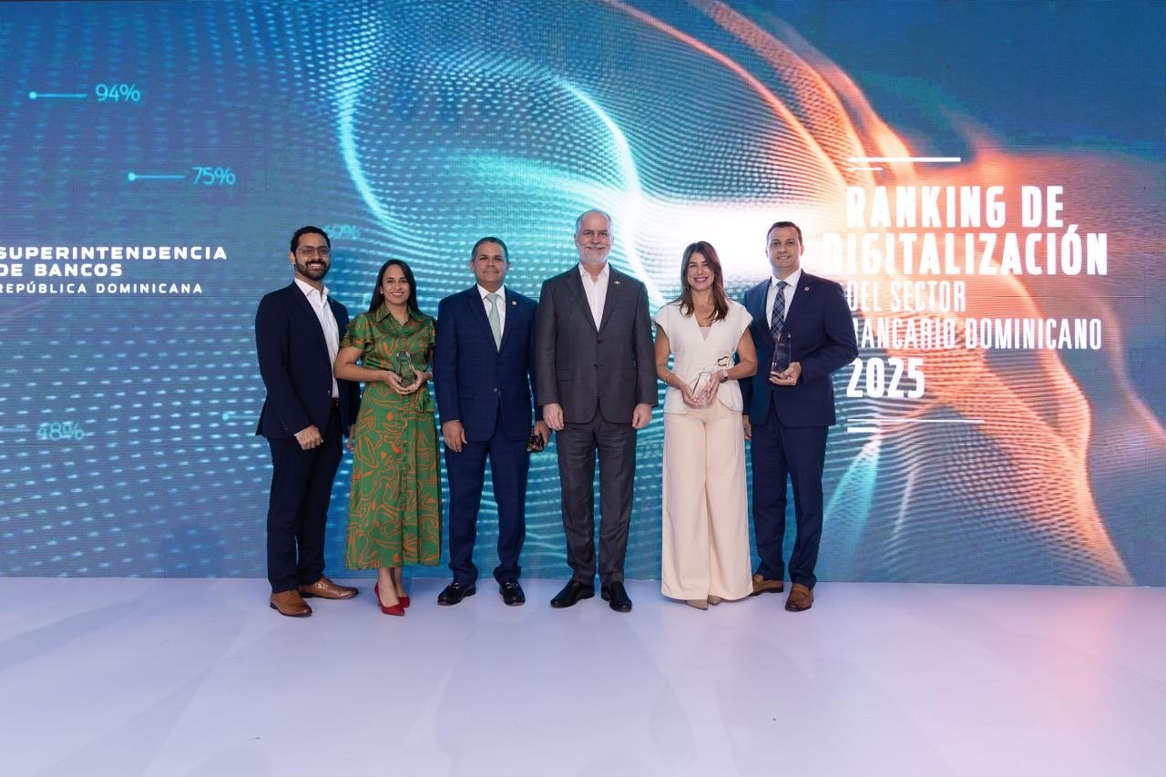 Banreservas obtiene Oro en dos categorías del Ranking de Digitalización de la Superintendencia de Bancos 