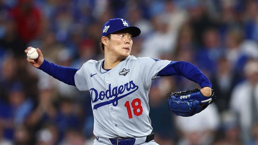 Yamamoto lanza el juego completo y los Dodgers igualan la Serie Mundial ante los Azulejos