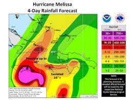 CNH: huracán Melissa categoría 4 camino a Jamaica; advertencia catastrófica en parte de la Hispaniola