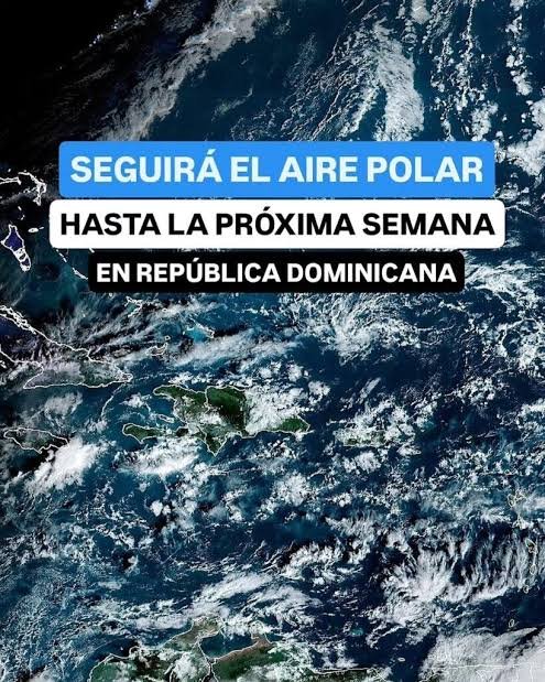 Un frente frío traerá lluvias a República Dominicana este viernes y sábado