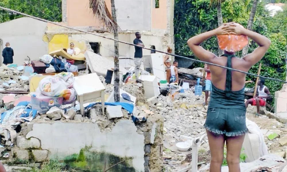 Un desalojo abusivo en el Barrio Cuba, Sector los Rios 