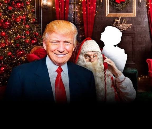 Trump asegura a un niño que vigila que un Santa Claus "malo" no entre a Estados Unidos